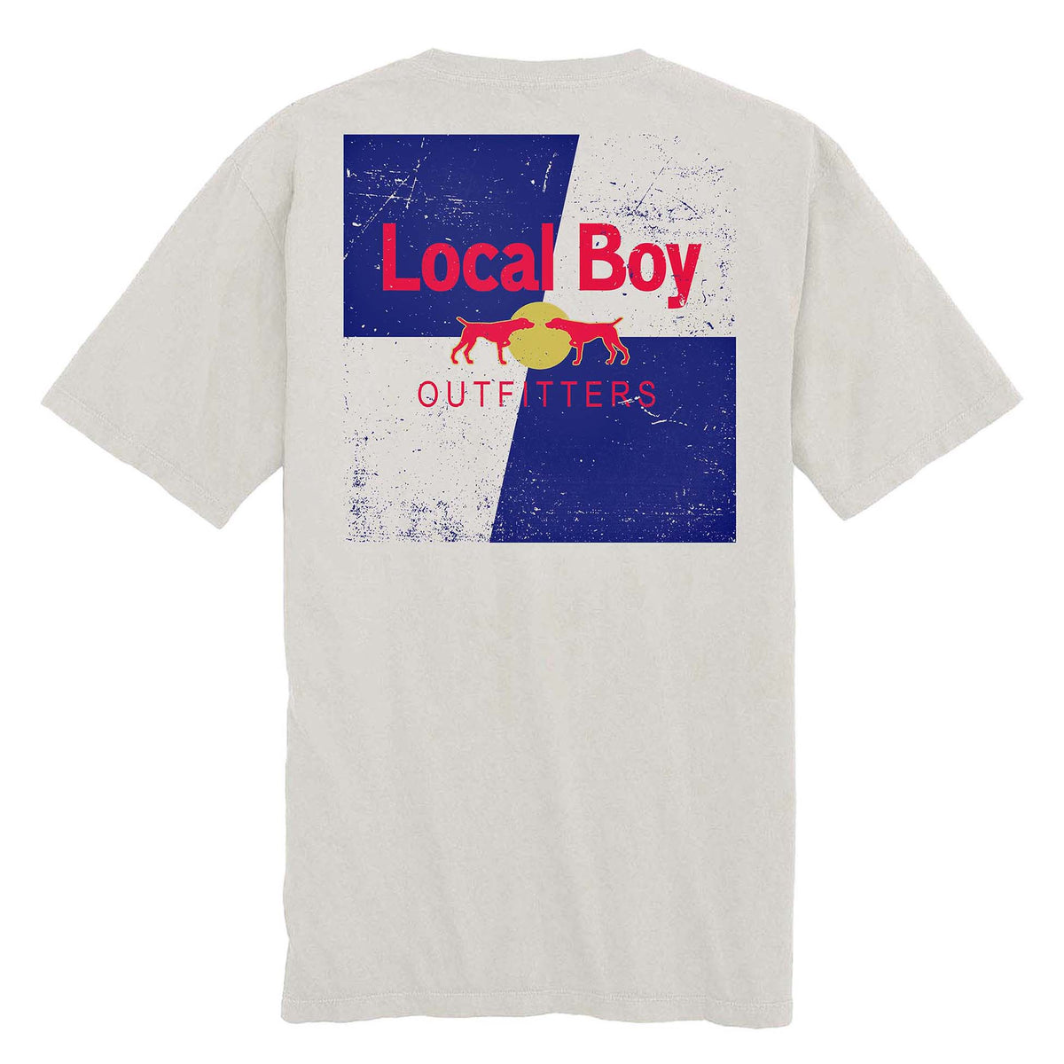 Local Boy Energy Short Sleeve T-Shirt in silver grey