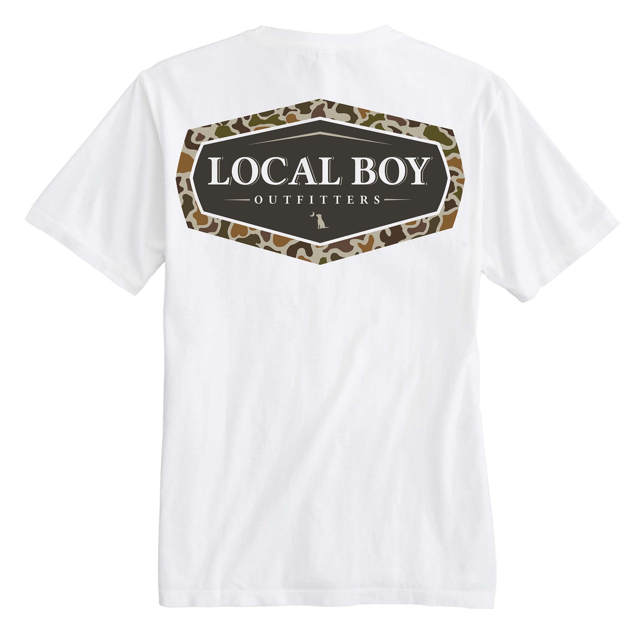 Local Boy Outfitters Vintage Emblem Short Sleeve T-Shirt in White ...
