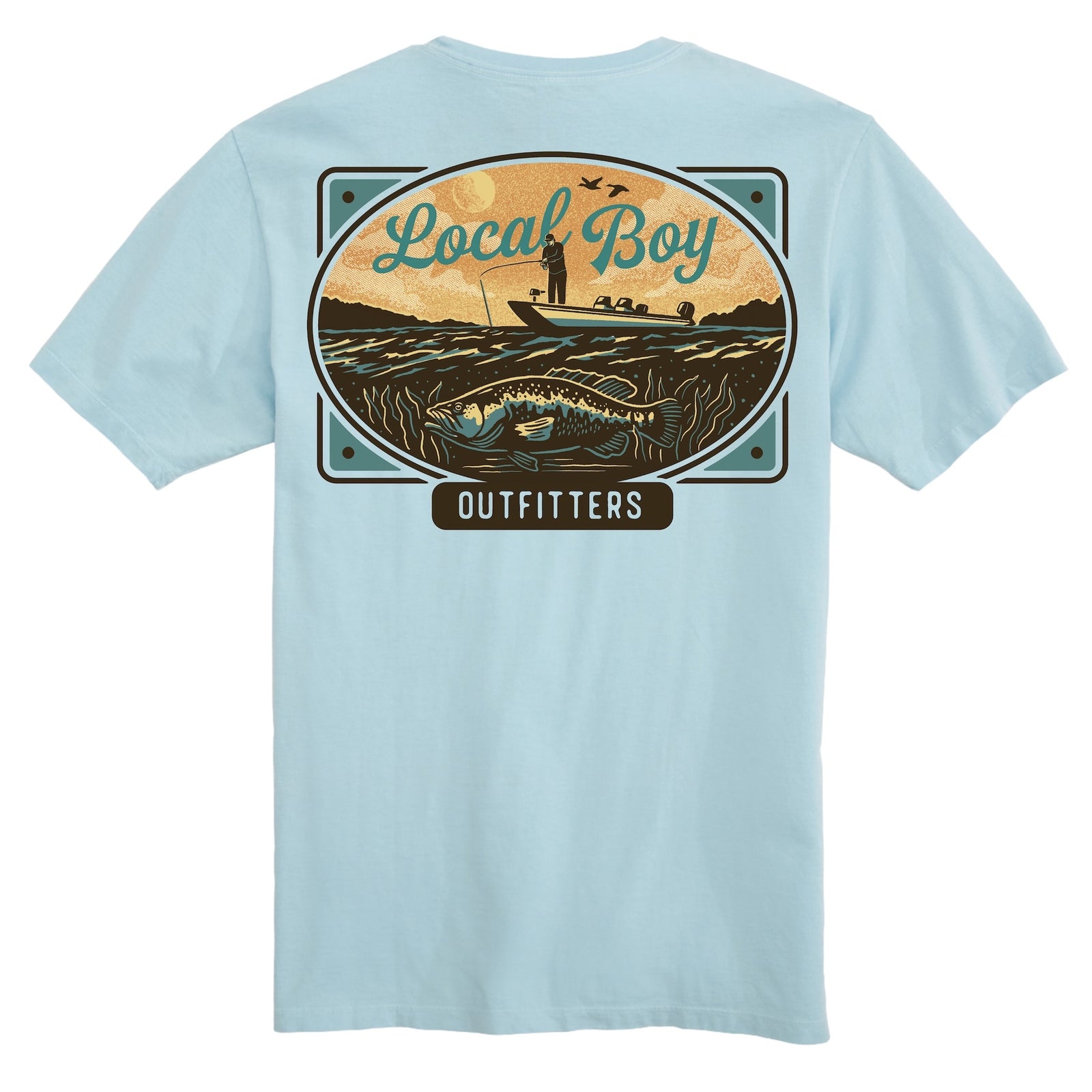 Jon Boat Plate Short Sleeve T-Shirt