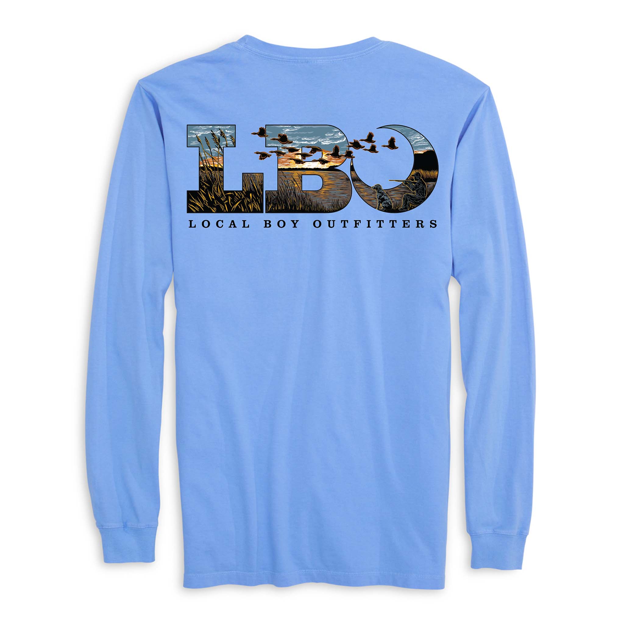 Marsh Scene Long Sleeve T-Shirt