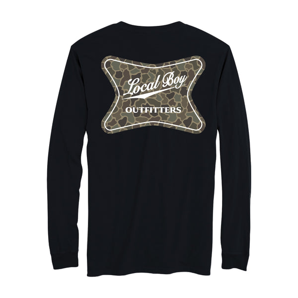 Brush Camo High Badge Long Sleeve T-Shirt