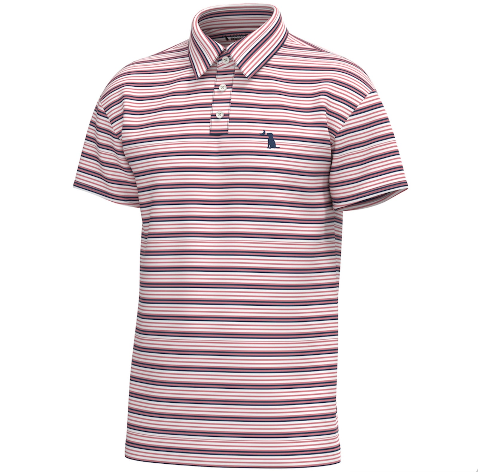 Cape Polo in Blue and Coral