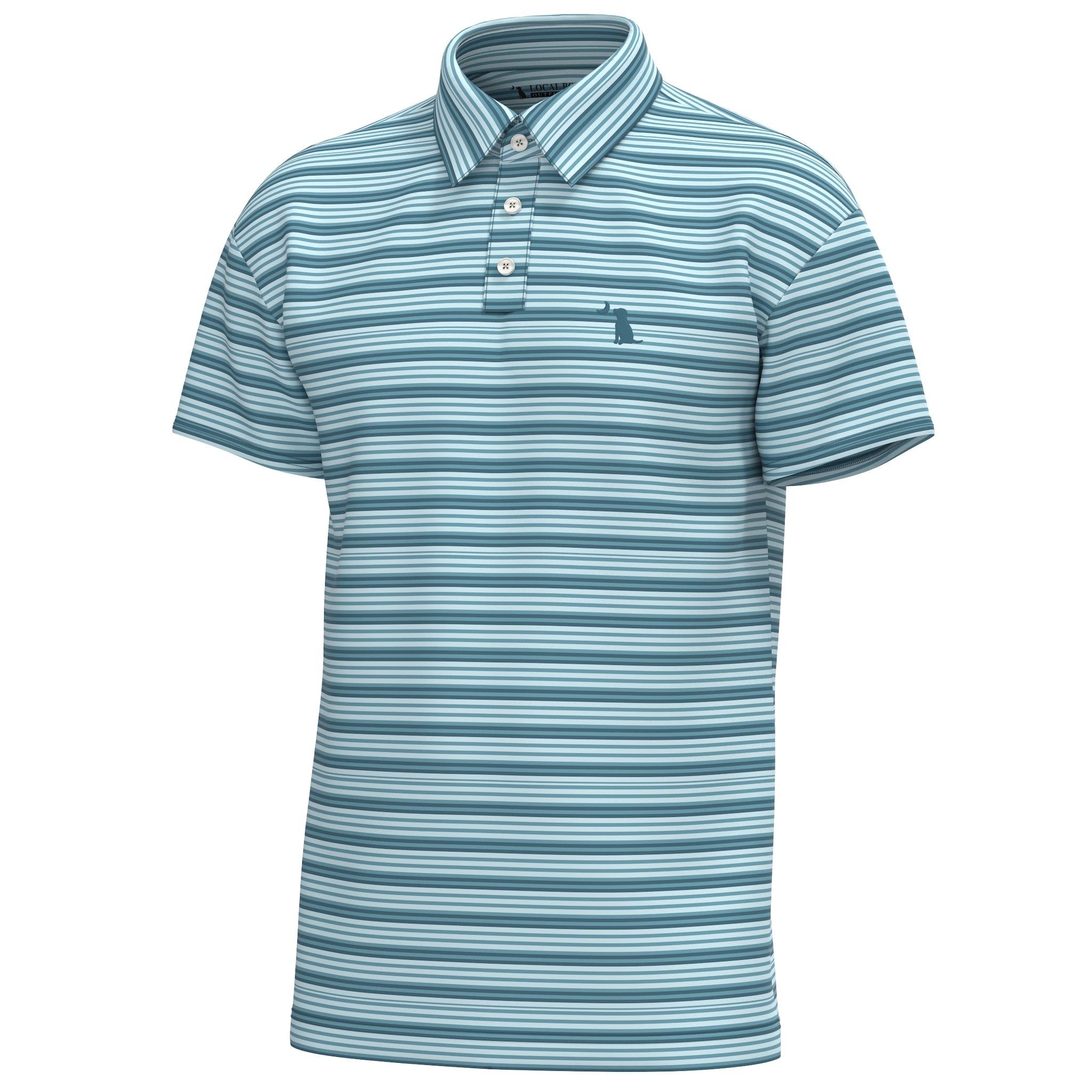 Local Boy Outfitters Cape Polo in Light Teal | Palmetto Moon