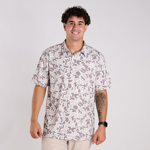 Dirty Myrtle Polo in Palmettoflage