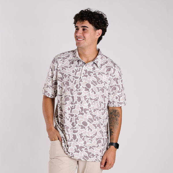 Dirty Myrtle Polo in Palmettoflage