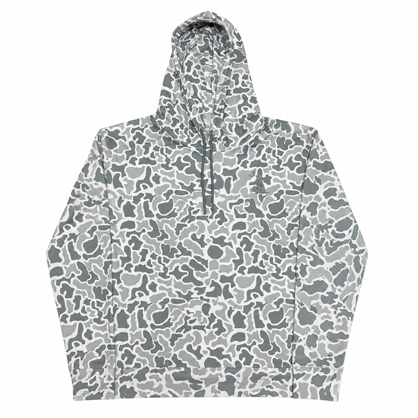 White Localflage Hemlock Performance Hoodie