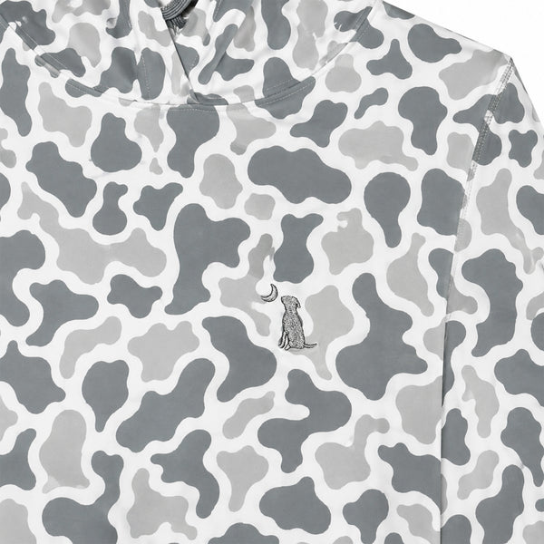 White Localflage Hemlock Performance Hoodie