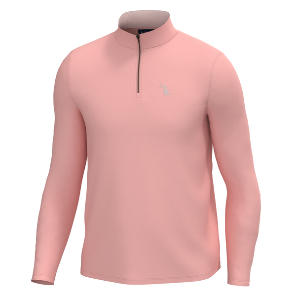 Local Boy outfitters Bentley Quarter Zip Pullover in Sorbet