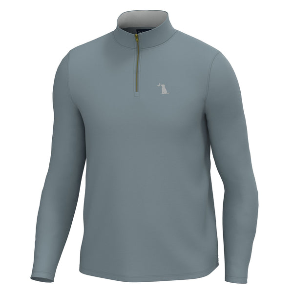 Bentley Quarter Zip Pullover in Slate