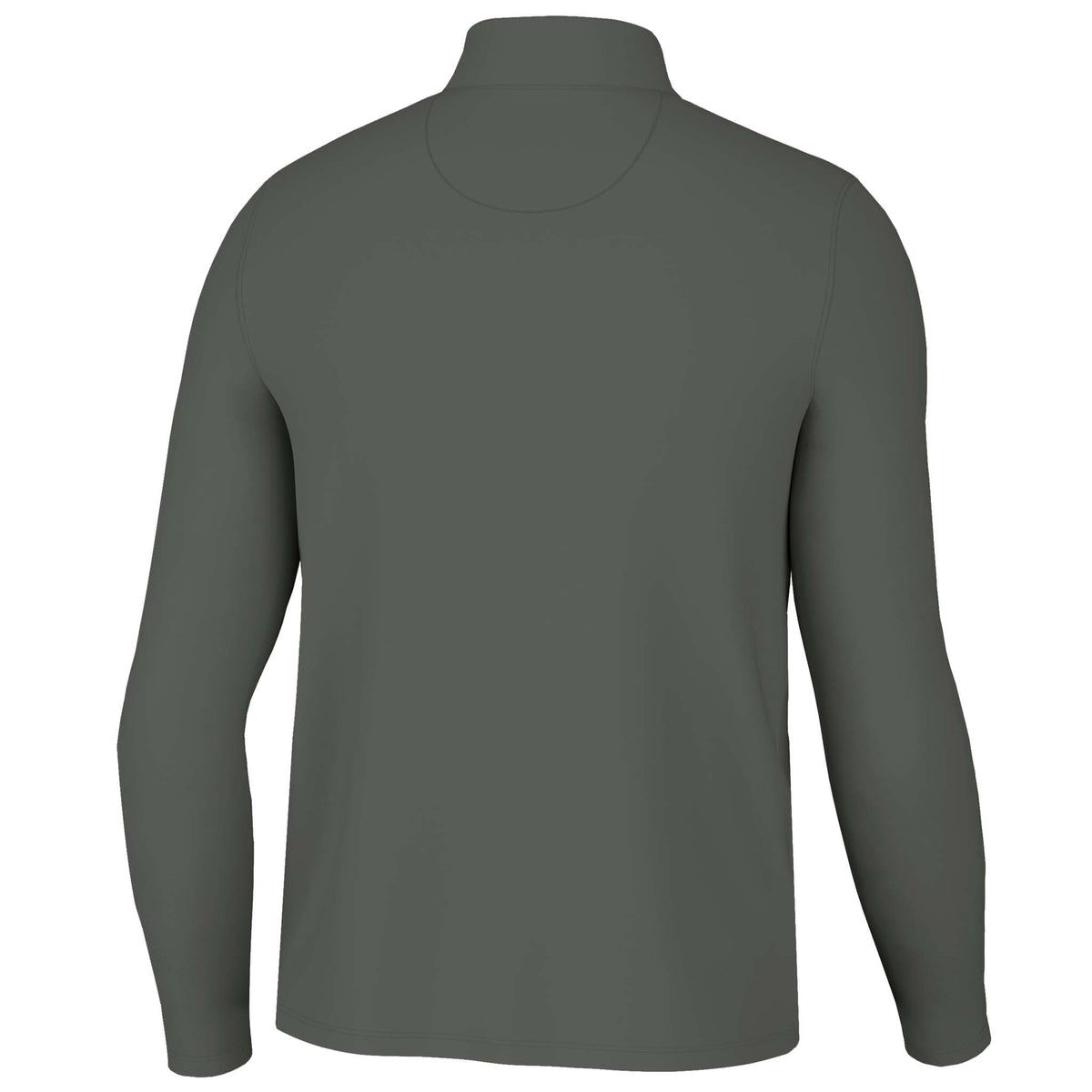 Smoke grey quarter zip pullover