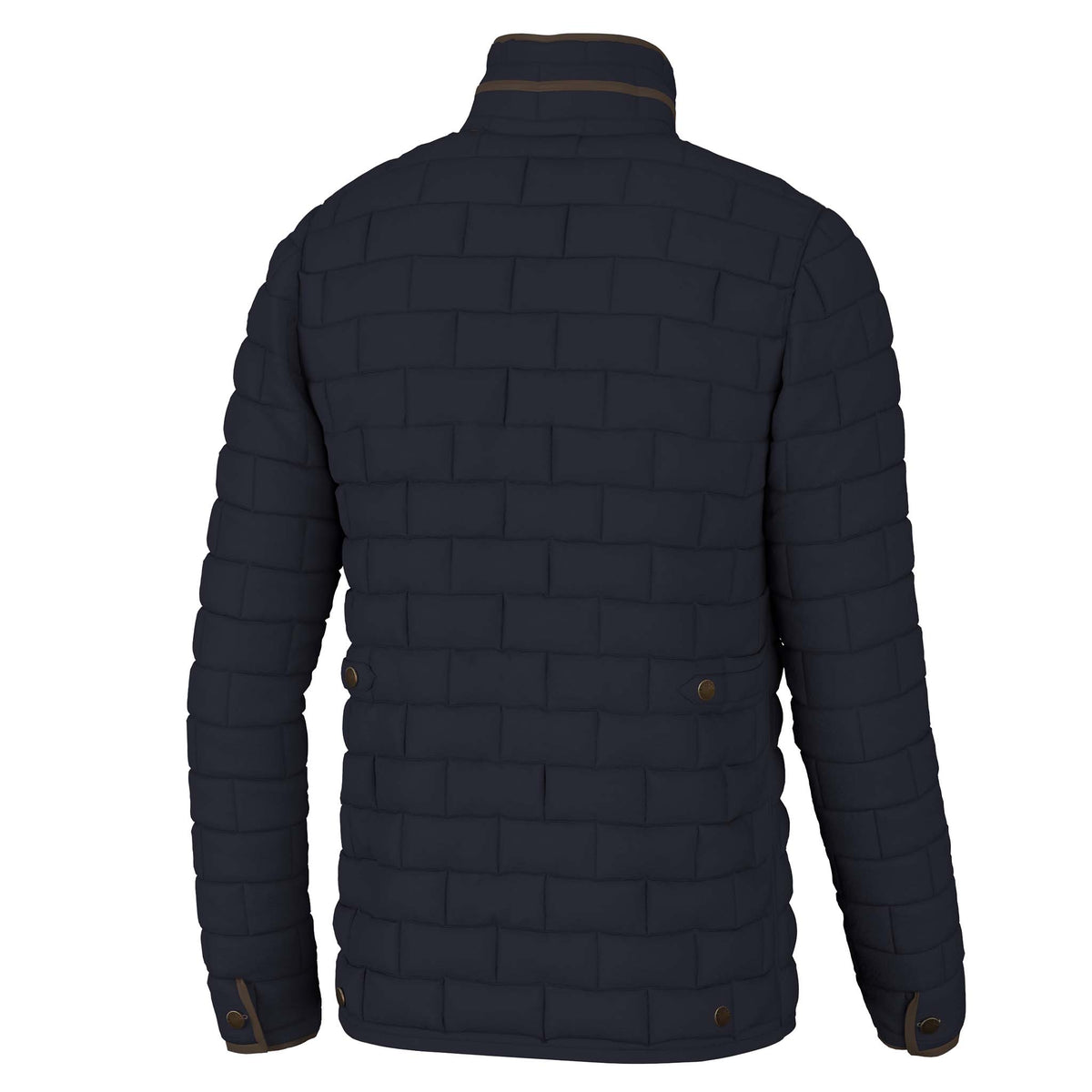 Local Boy Outfitters Brick Quilted Jacket in Navy
