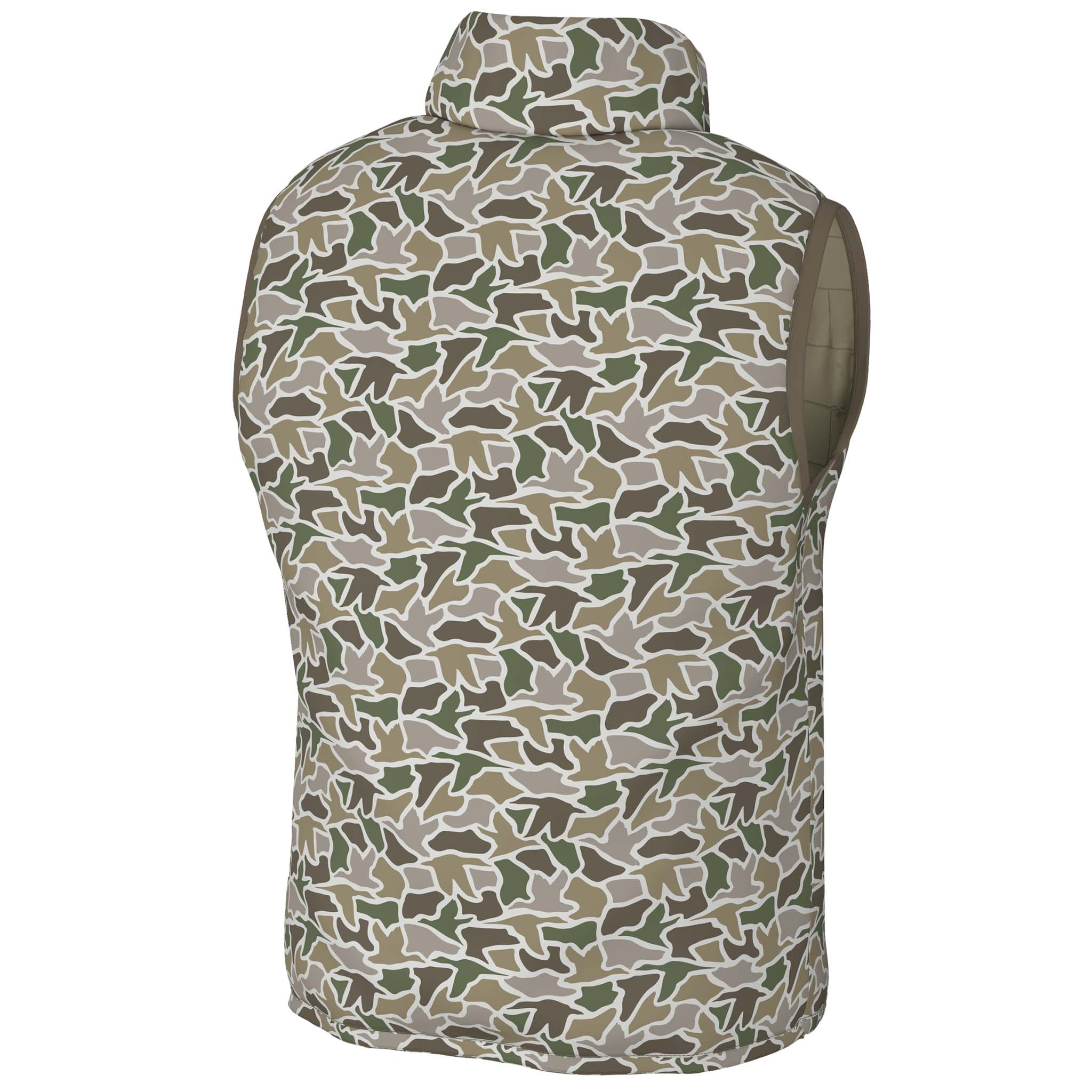 Local Boy Outfitters Duck Down Vest in Duck Camo Palmetto Moon