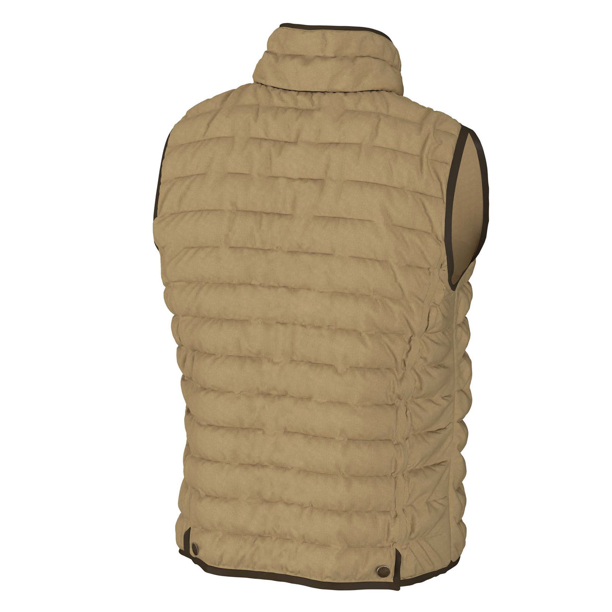 Local Boy Outfitters Cypress Quilted Vest in Sand