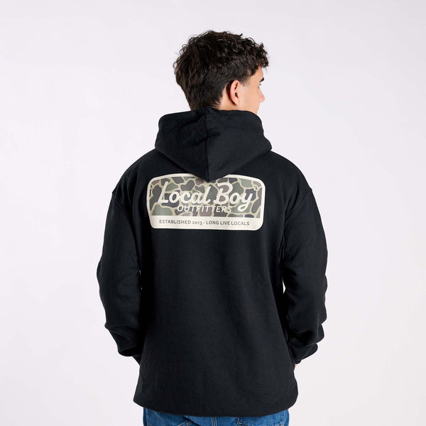 Brush Camo Badge Hoodie