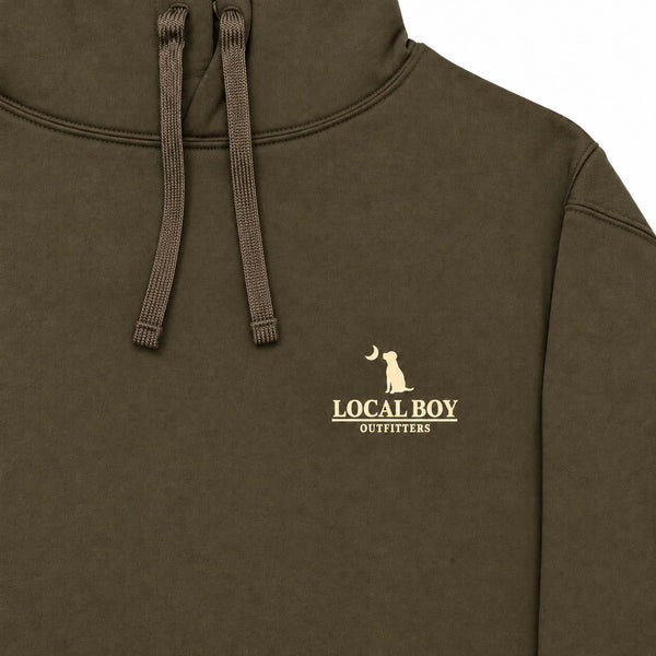 Old School Antler Oval Hoodie