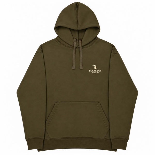 Old School Antler Oval Hoodie