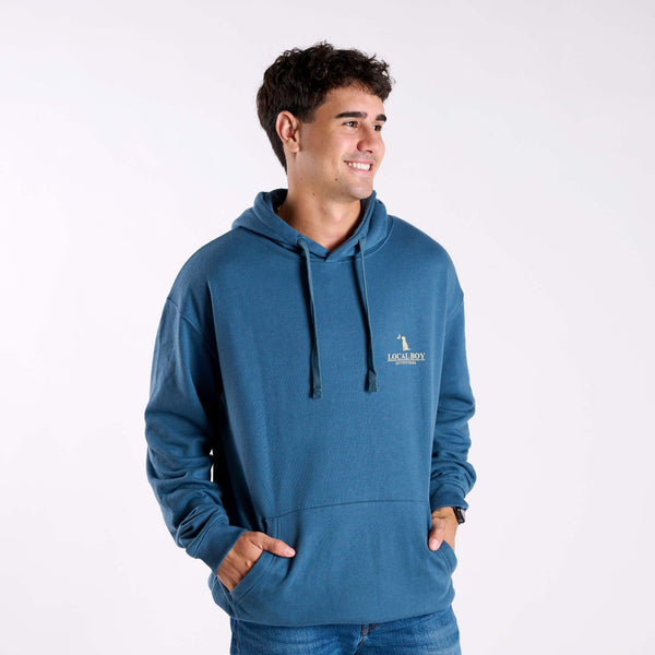 Brush Camo Dog and Moon Hoodie