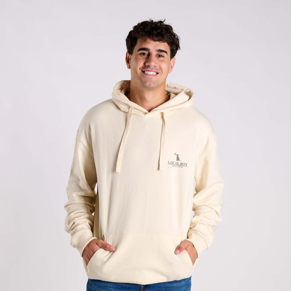 Brush Camo Dog and Moon Hoodie