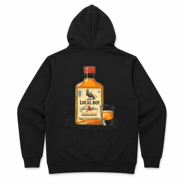 Bourbon Bottle Label Hoodie