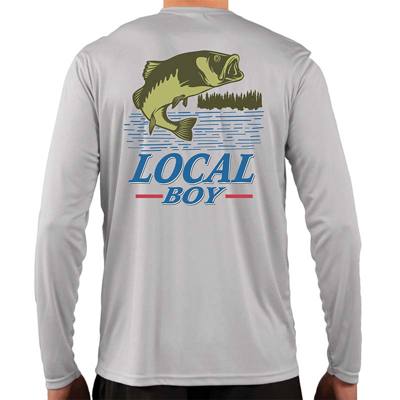 Local Boy Outfitters Bad Bass Long Sleeve Performance Shirt