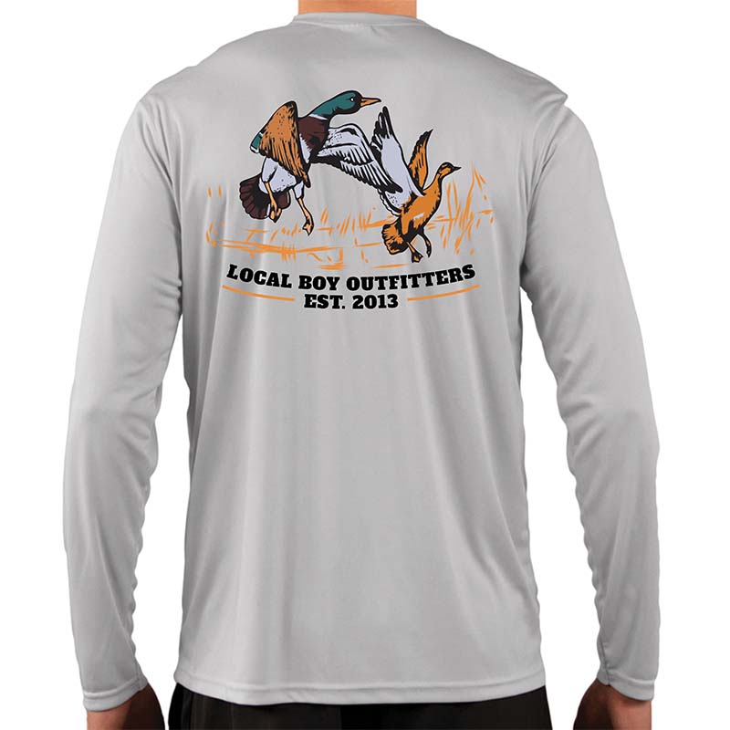 Local Boy Outfitters Damon's Duck Long Sleeve Performance Shirt