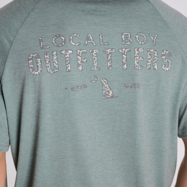 Heather Blend Signature Crewneck Short Sleeve T-Shirt