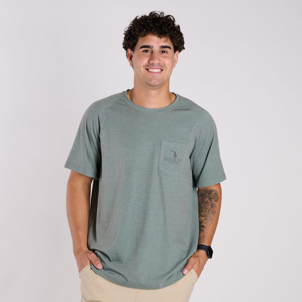 Heather Blend Signature Crewneck Short Sleeve T-Shirt