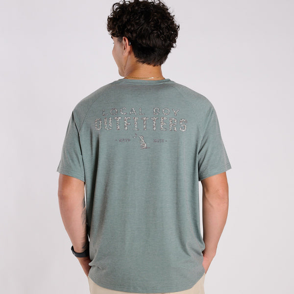 Heather Blend Signature Crewneck Short Sleeve T-Shirt