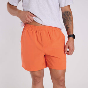 Men's Volley Shorts in Bright Orange