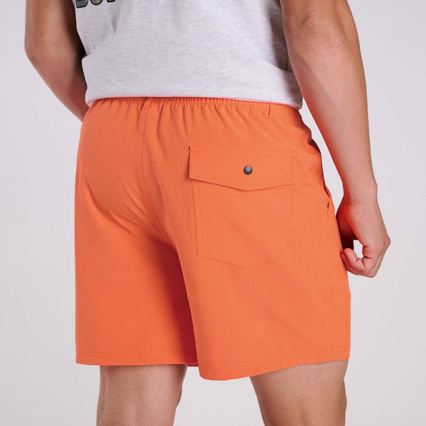 Men's Volley Shorts in Bright Orange