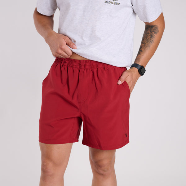 Men's Volley Shorts in Garnet