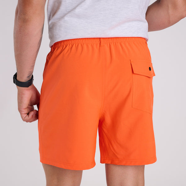 Men's Volley Shorts in Orange