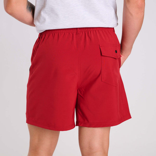 Men's Volley Shorts in Red