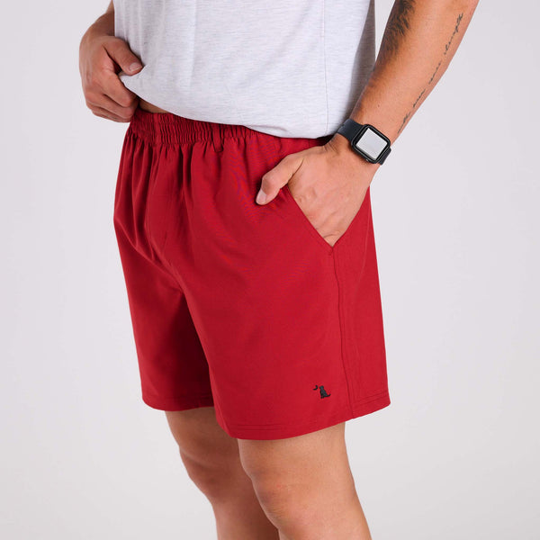 Men's Volley Shorts in Red