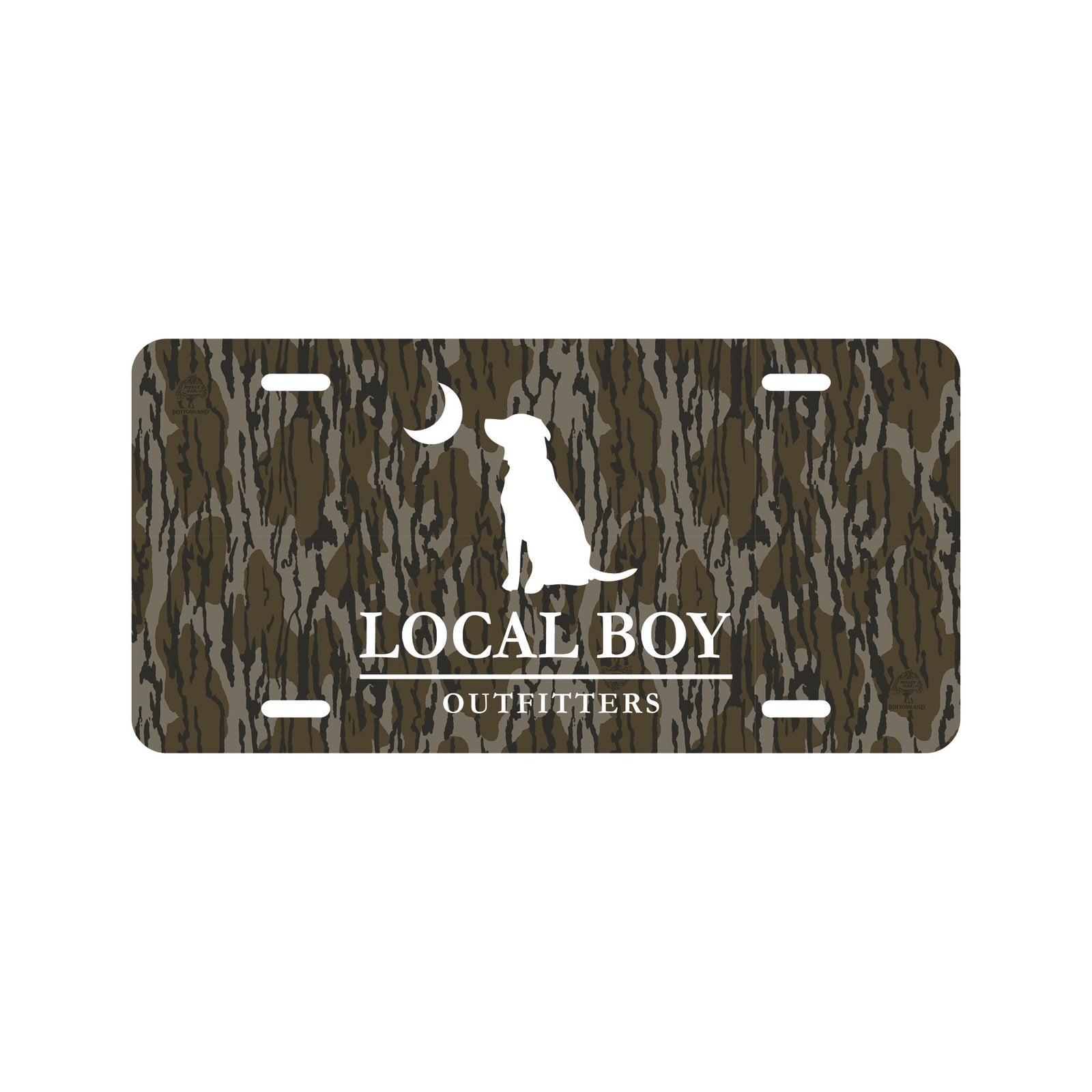 Original Bottomland Camo License Plate