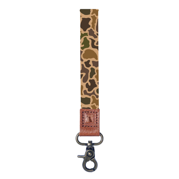 Classic Wrist Lanyard in Old School Camo