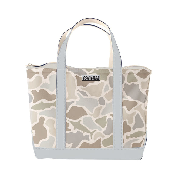 Saltwater Camo Canvas Tote Bag