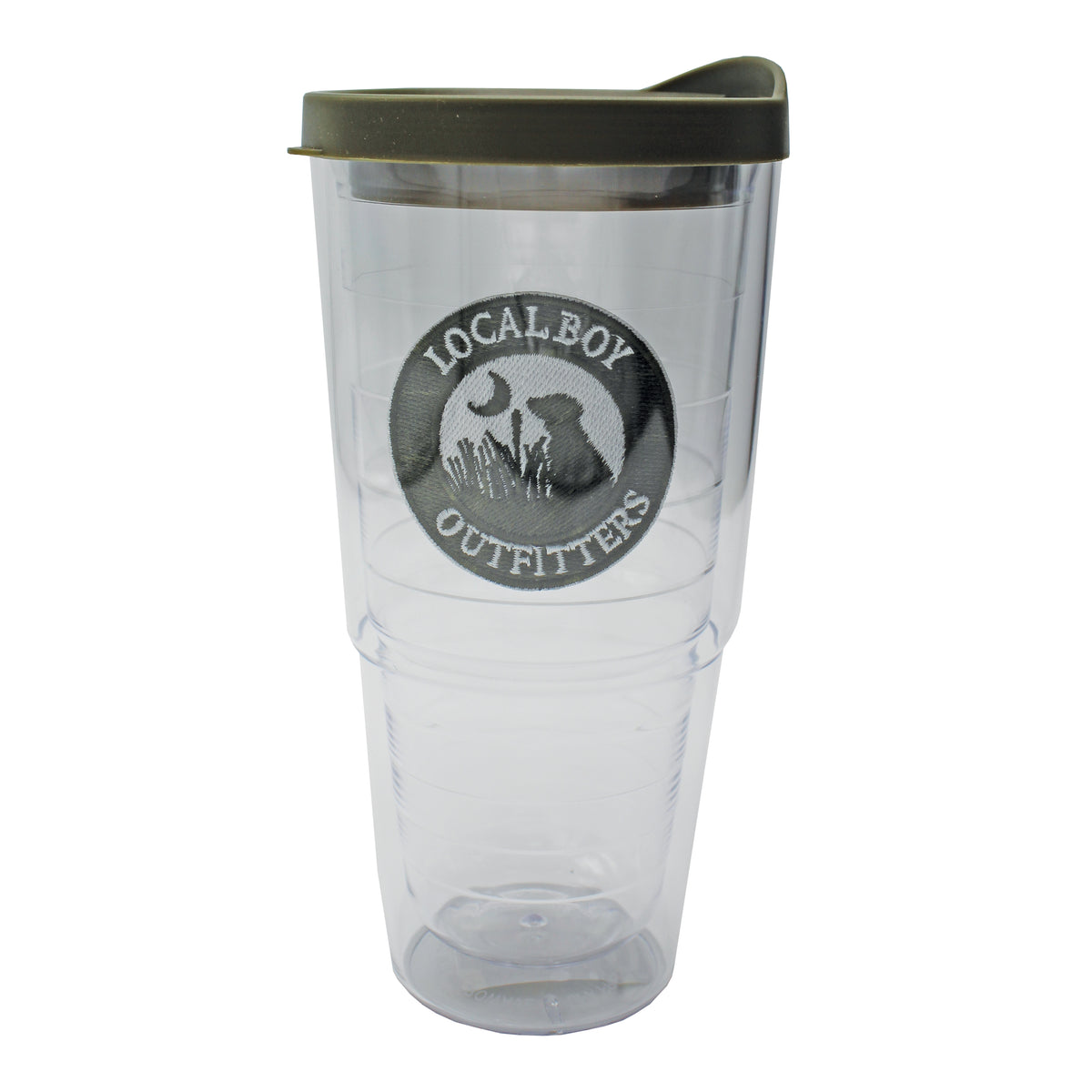 Local Boy Outfitters 22oz Deep Olive Insulated plastic Tumbler