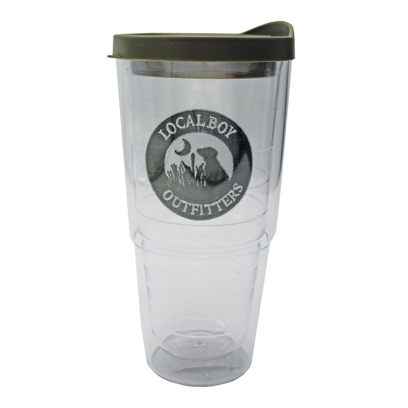 Local Boy Outfitters 22oz Deep Olive Insulated plastic Tumbler