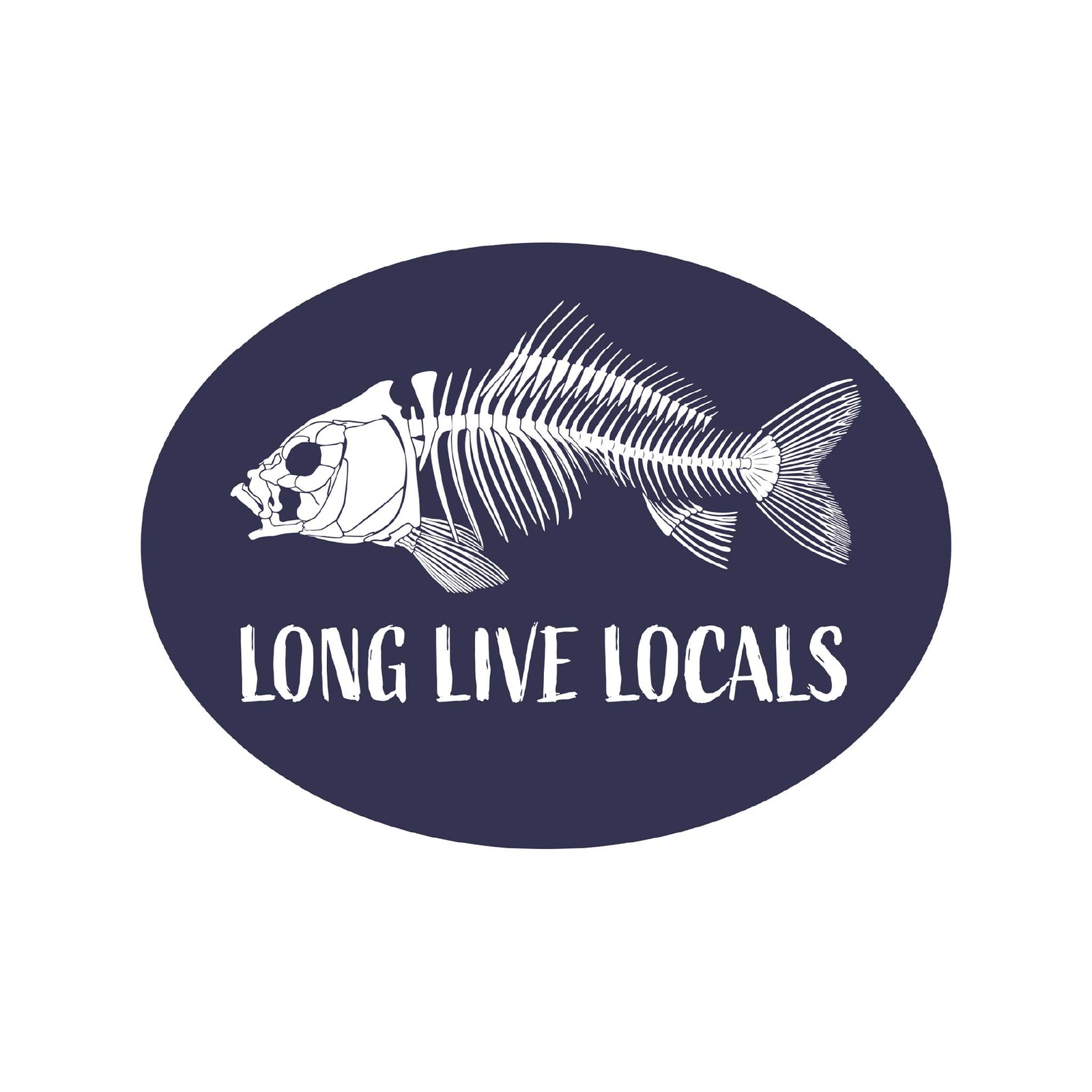 local boy outfitters Long Live Fish Scale Decal