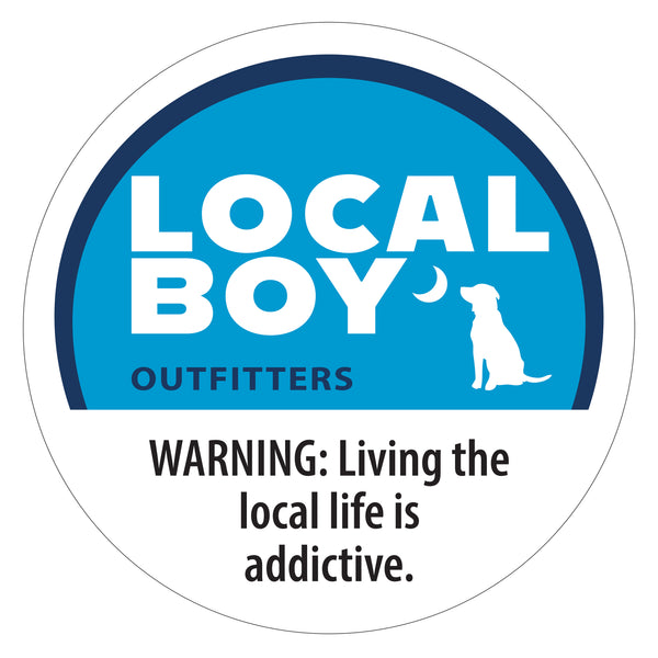 Local Boy Outfitters Cool Mint decal sticker shown on a white background