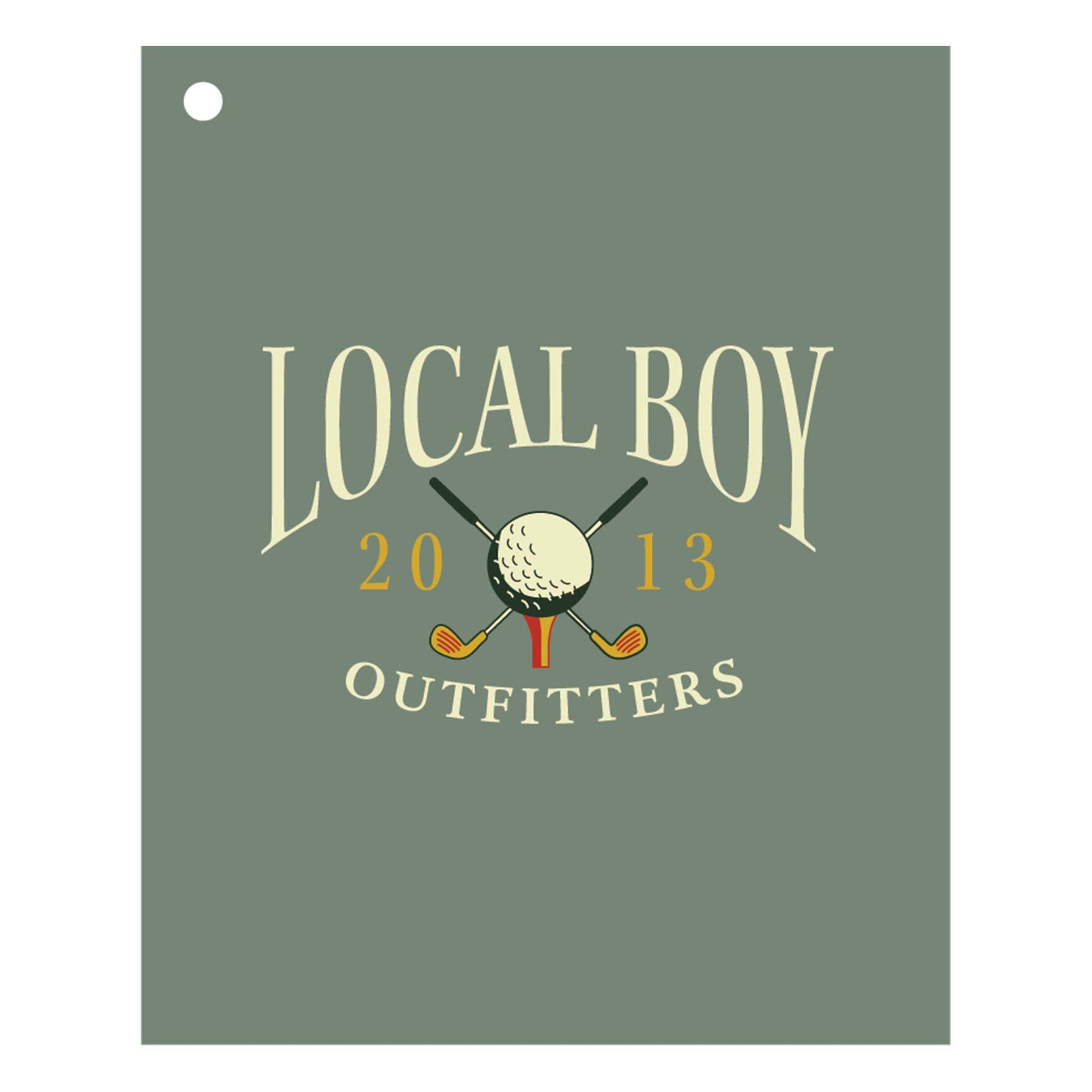 Vintage Local Boy logo golf towel