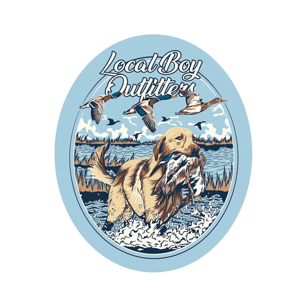 Duck Retriever Decal