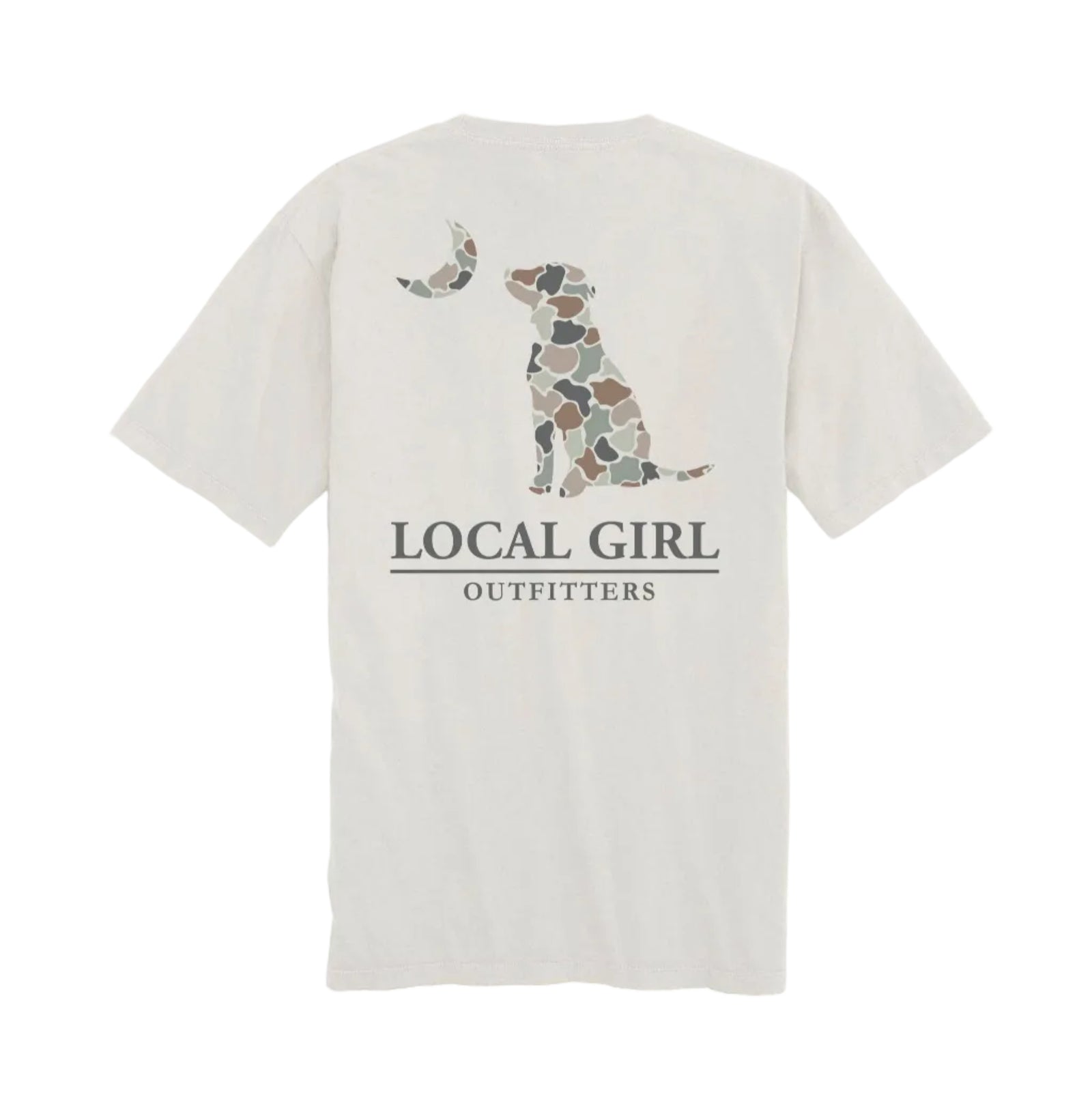 Youth Flora Forest Camo Short Sleeve T-Shirt in Silver