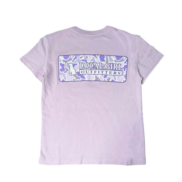 Youth Bluff Plate Short Sleeve T-Shirt in Orchid