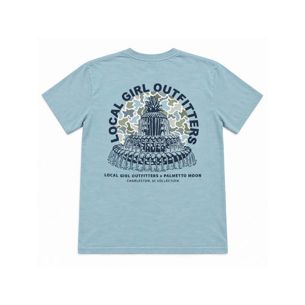 Youth Pineapple Fountain Short Sleeve T-Shirt