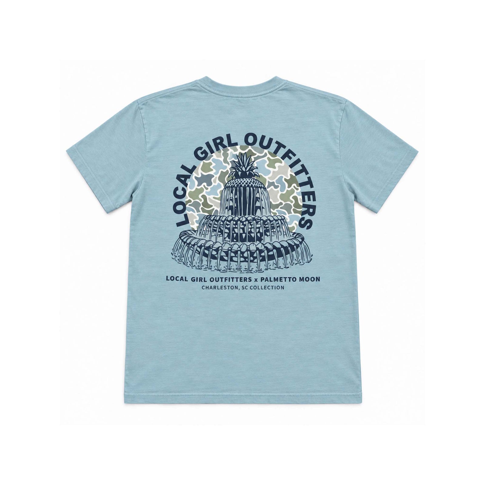 Youth Pineapple Fountain Short Sleeve T-Shirt