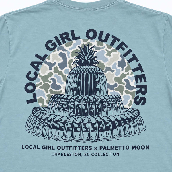 Youth Pineapple Fountain Short Sleeve T-Shirt