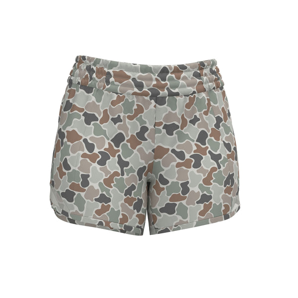 Youth Vista Shorts in Forest Camo Flora