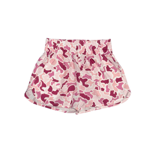 Youth Volley Shorts in Localflage Pink